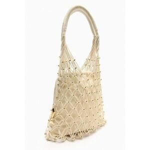 ZARA Beaded Mesh tote bag 6273/110
